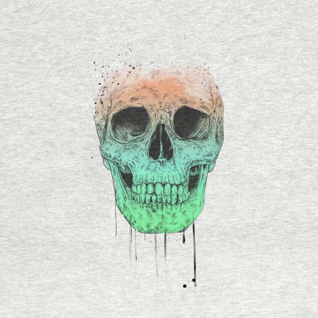 Pop art skull by soltib